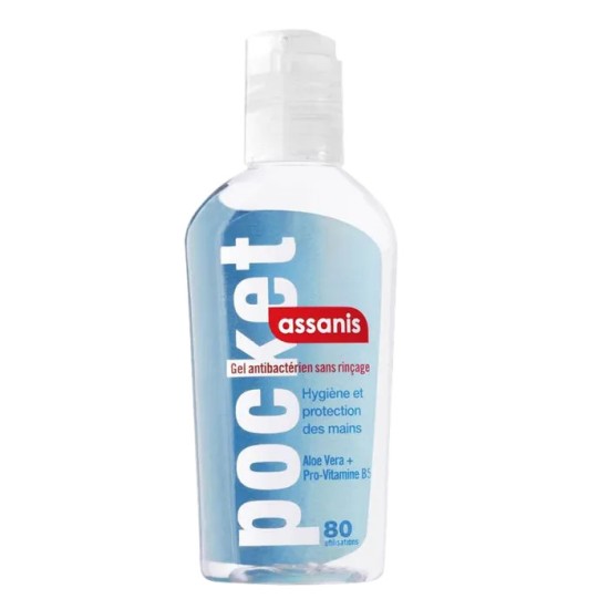 Assanis Gel désinfectant 80 ml Classic Bleu