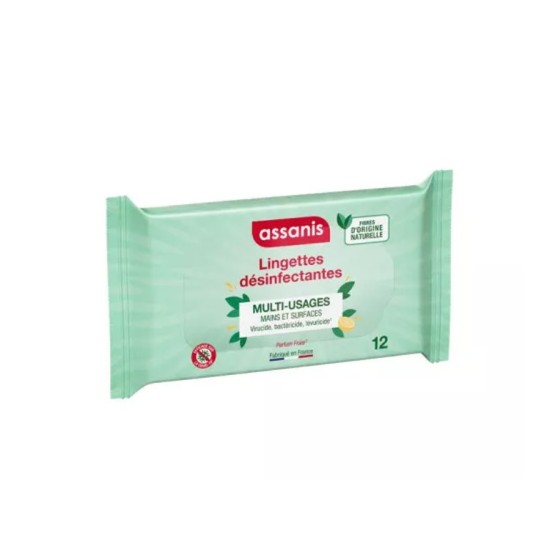 Assanis Lingettes Pocket 12 unités