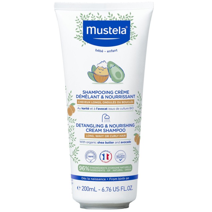 Mustela shampoing bébé démêlant 200 ml