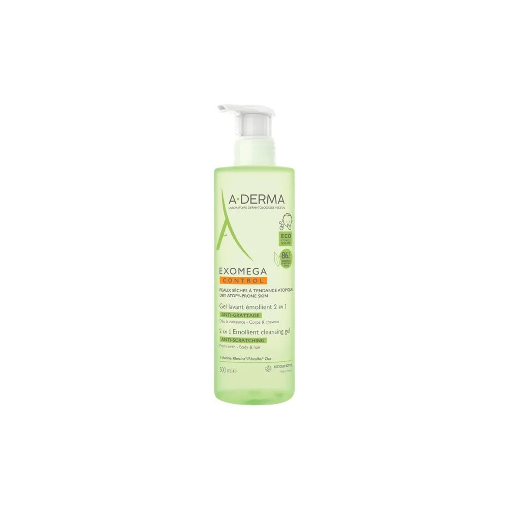 A-Derma Exomega Control Gel Lavant 500ml