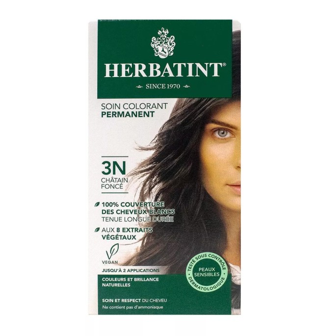 Herbatint colorant cheveux 3N châtain foncé