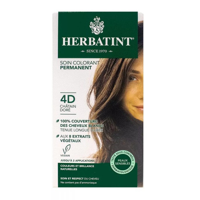 Herbatint 4D Châtain Doré - Coloration Capillaire