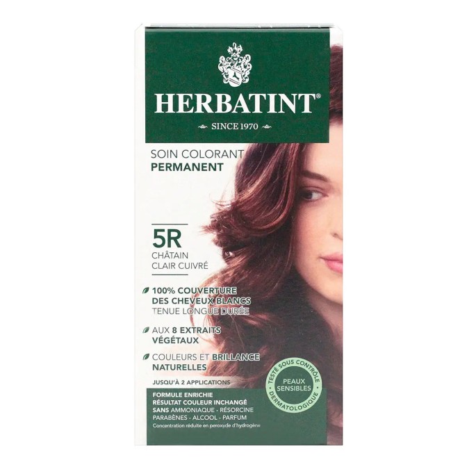 Herbatint Teinture Cheveux 5R Châtain Clair