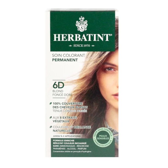 Herbatint Coloration 6D Blond Foncé Doré