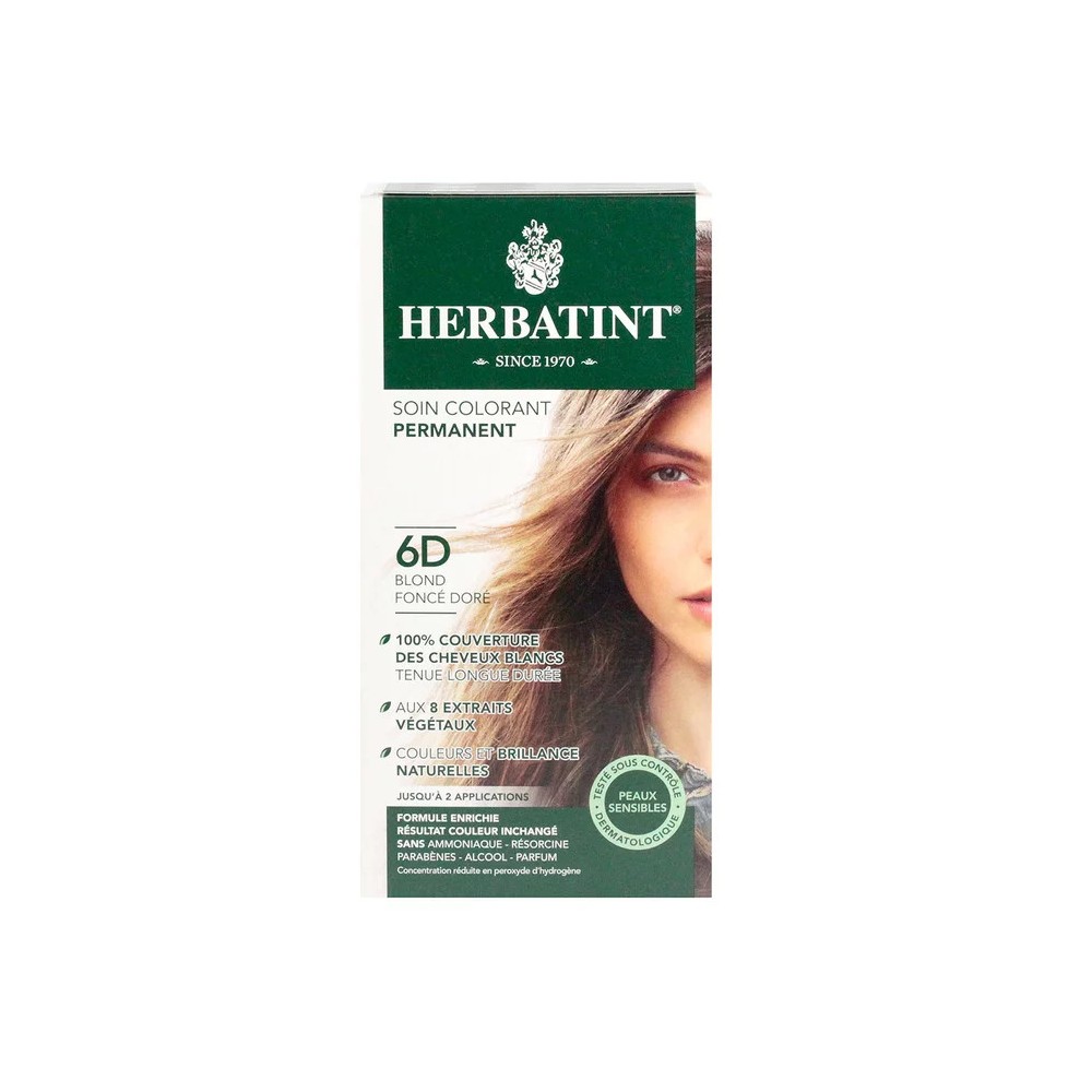 Herbatint Coloration 6D Blond Foncé Doré