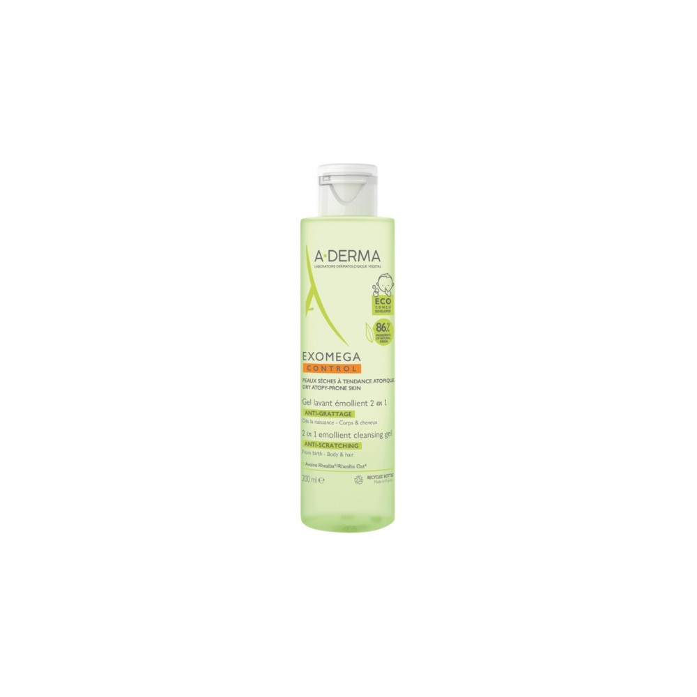 A-Derma Exomega Control Gel Lavant 200 ml