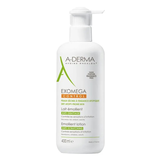 A-Derma Exomega Control Lait Émollient 400 ml