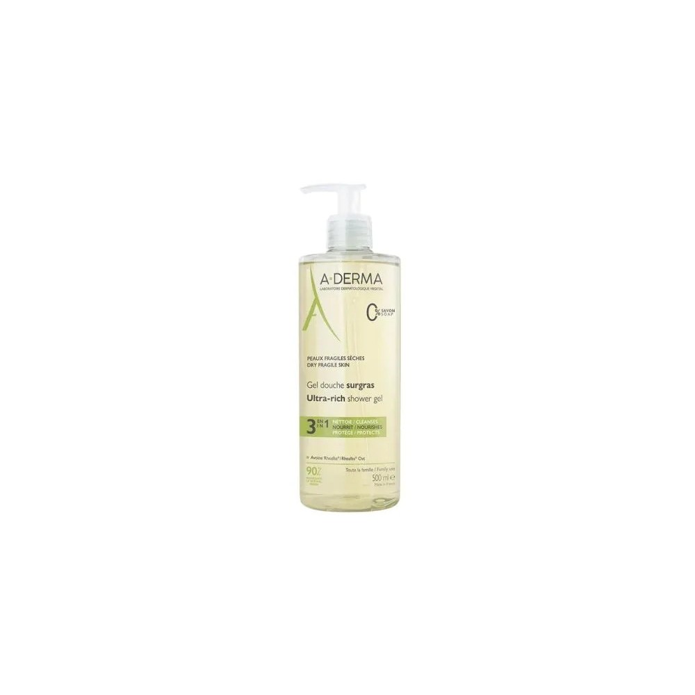 A-DERMA Gel Douche Surgras 500 ml