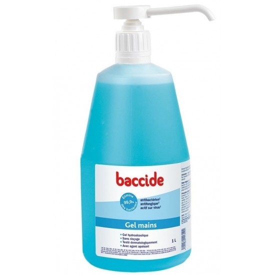 Baccide gel hydro-alcoolique 1 litre