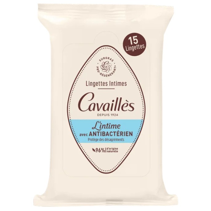Roger Cavailles Lingettes Intimes Antibactériennes