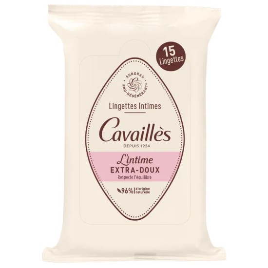Roger Cavailles Lingettes intimes extra douces