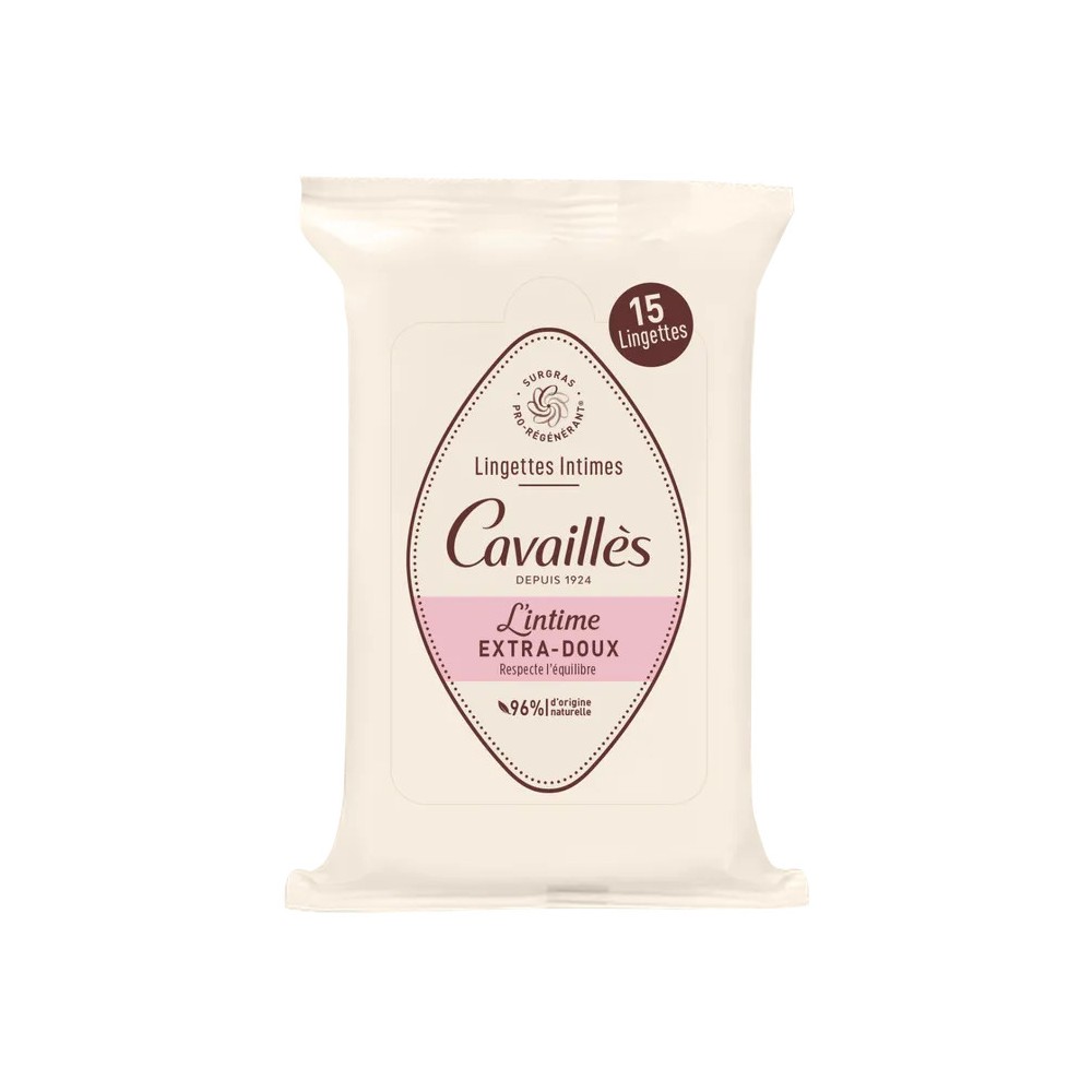 Roger Cavailles Lingettes intimes extra douces
