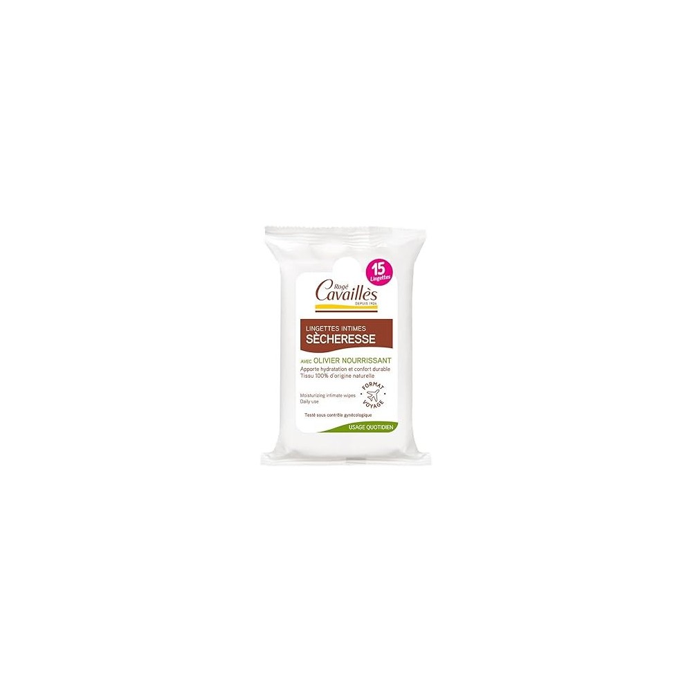 Roger Cavailles Lingettes Intimes Sécheresse