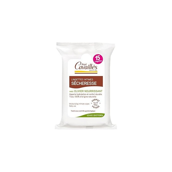 Roger Cavailles Lingettes Intimes Sécheresse