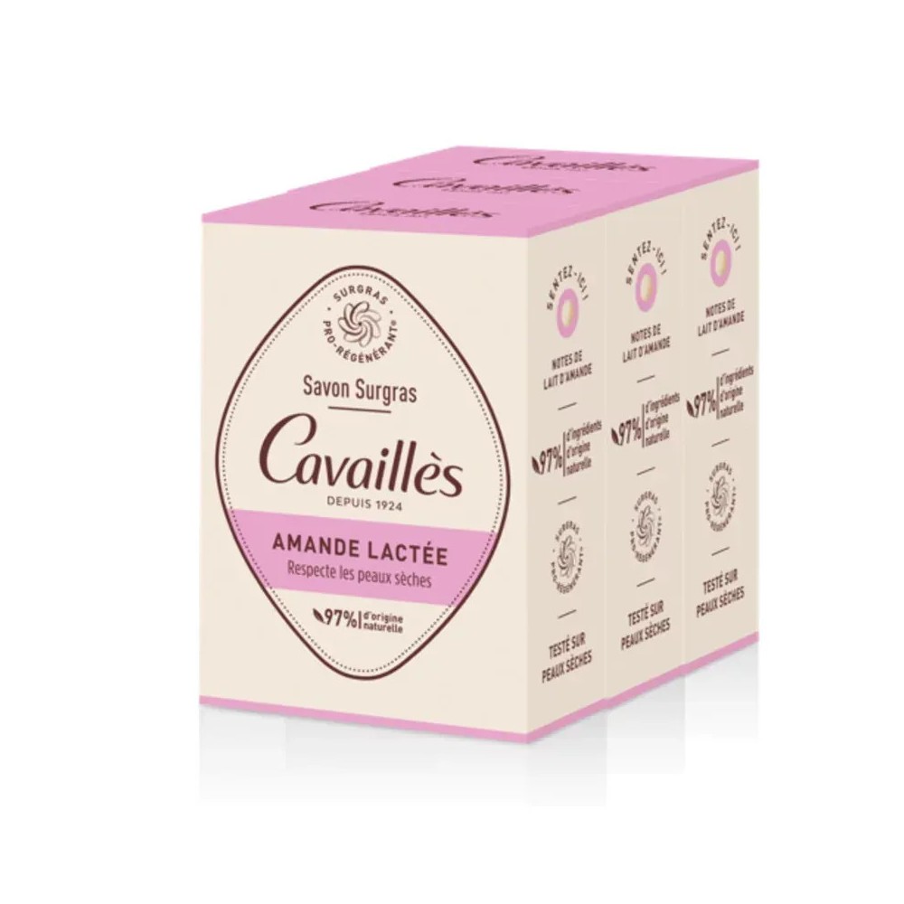 Roger Cavailles Savon Amande 3x200 g