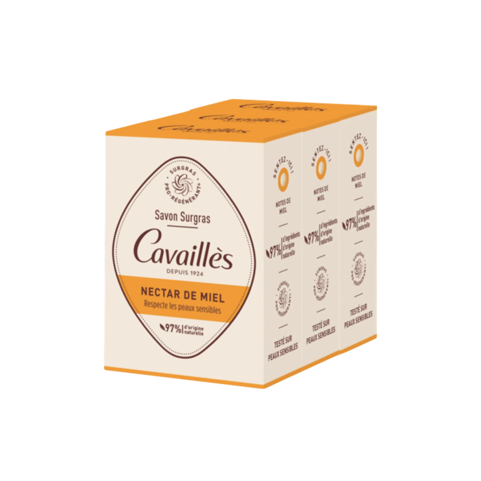 Roger Cavailles Savon Miel 3 x 200 g