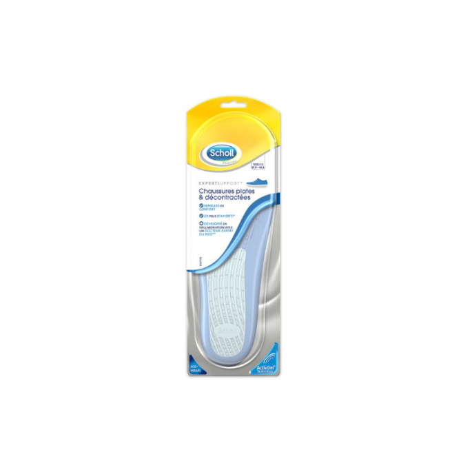 Scholl semelle plates et décontraction