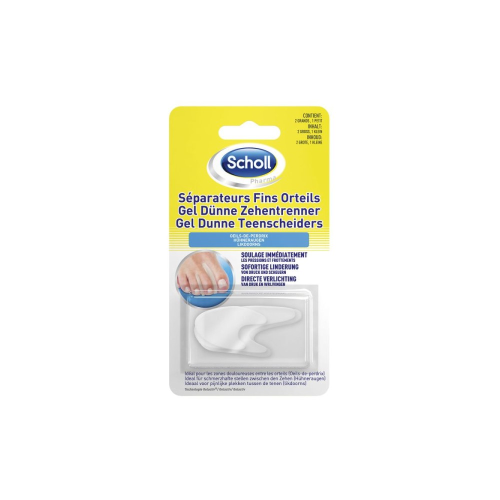 Scholl séparateurs orteils fins