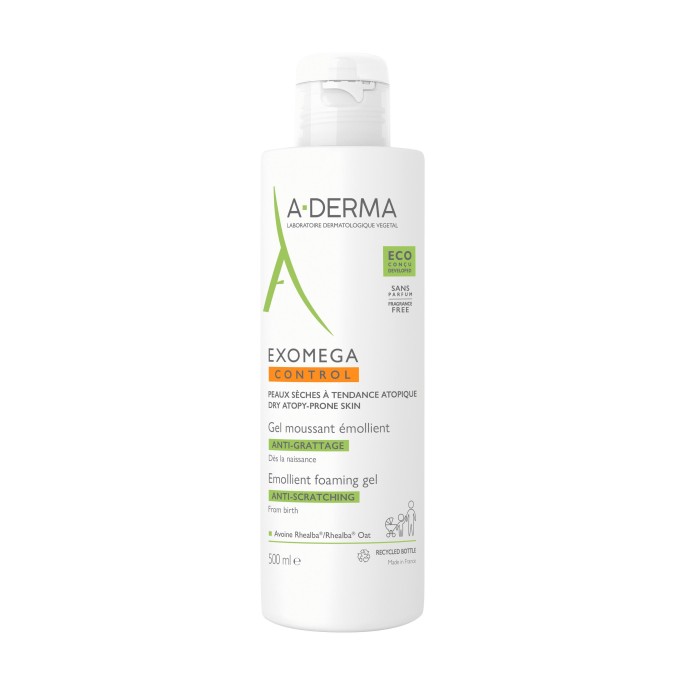 A-Derma Exomega Control Gel Moussant 500 ml