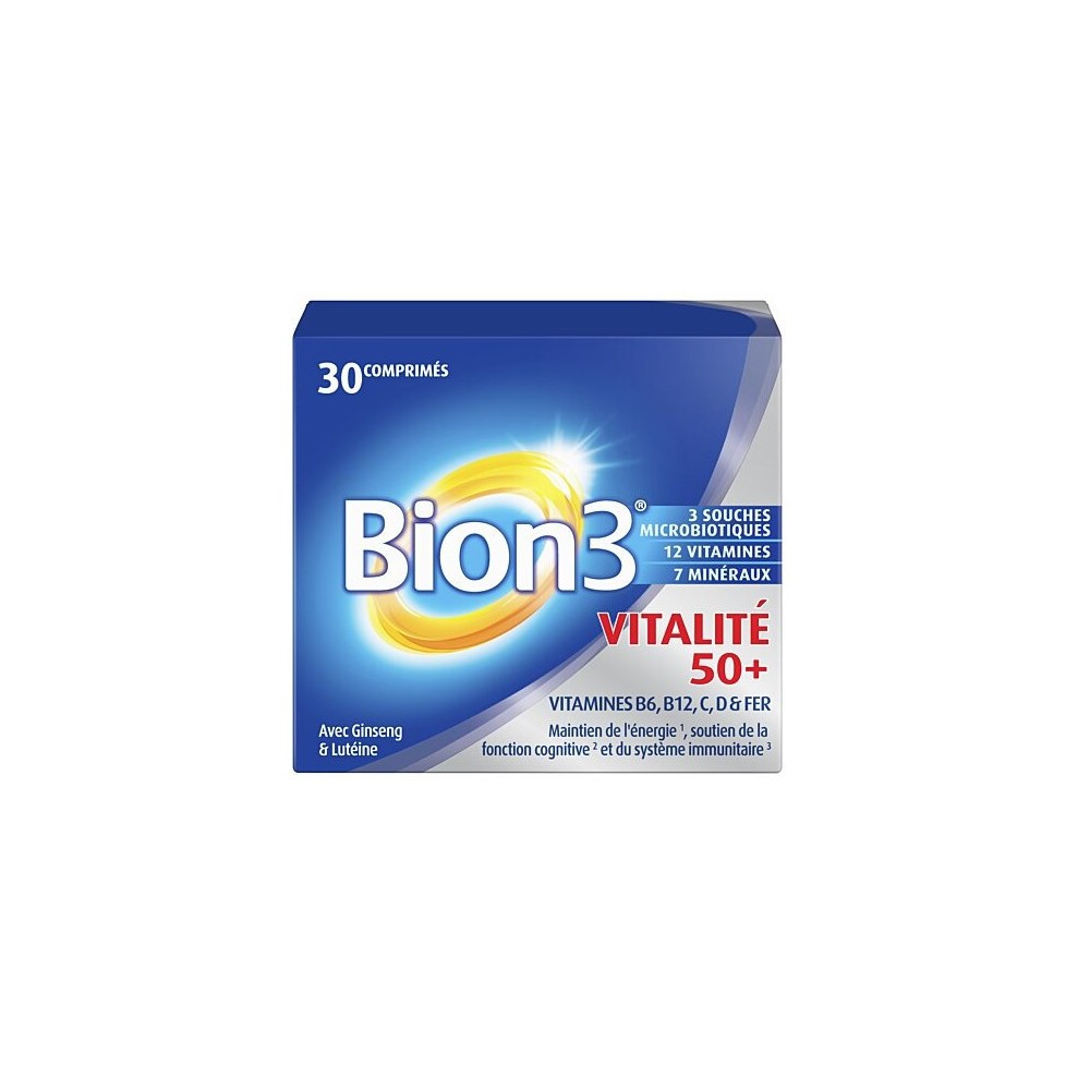 Bion 3 vitalité 50+ 30 capsules