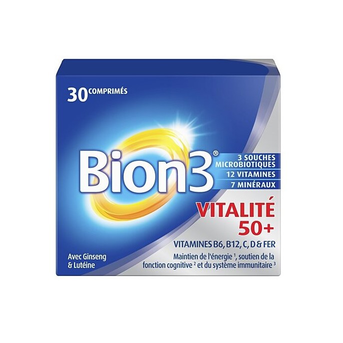 Bion 3 vitalité 50+ 30 capsules