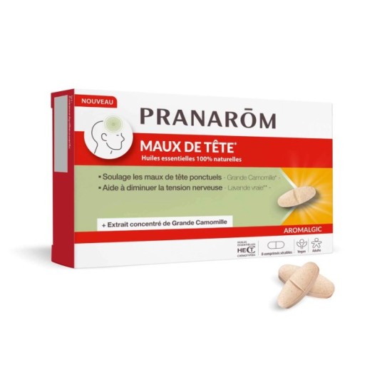 Pranarom Aromalgic maux de tête