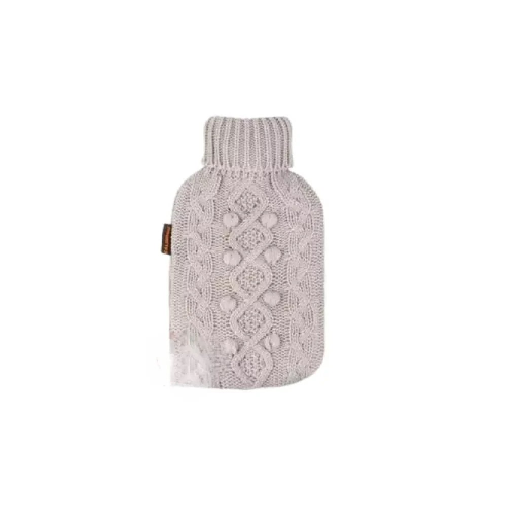 Calindoo Bouillotte Tricot Gris 2L