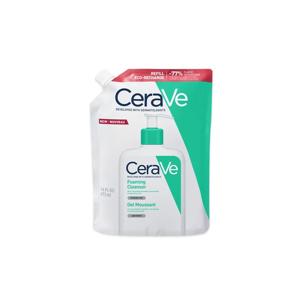CeraVe gel moussant 473 ml éco recharges