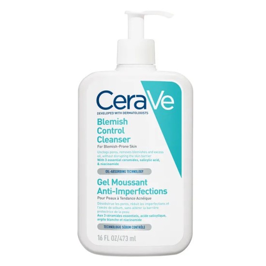 CeraVe gel moussant anti-imperfections 473 ml