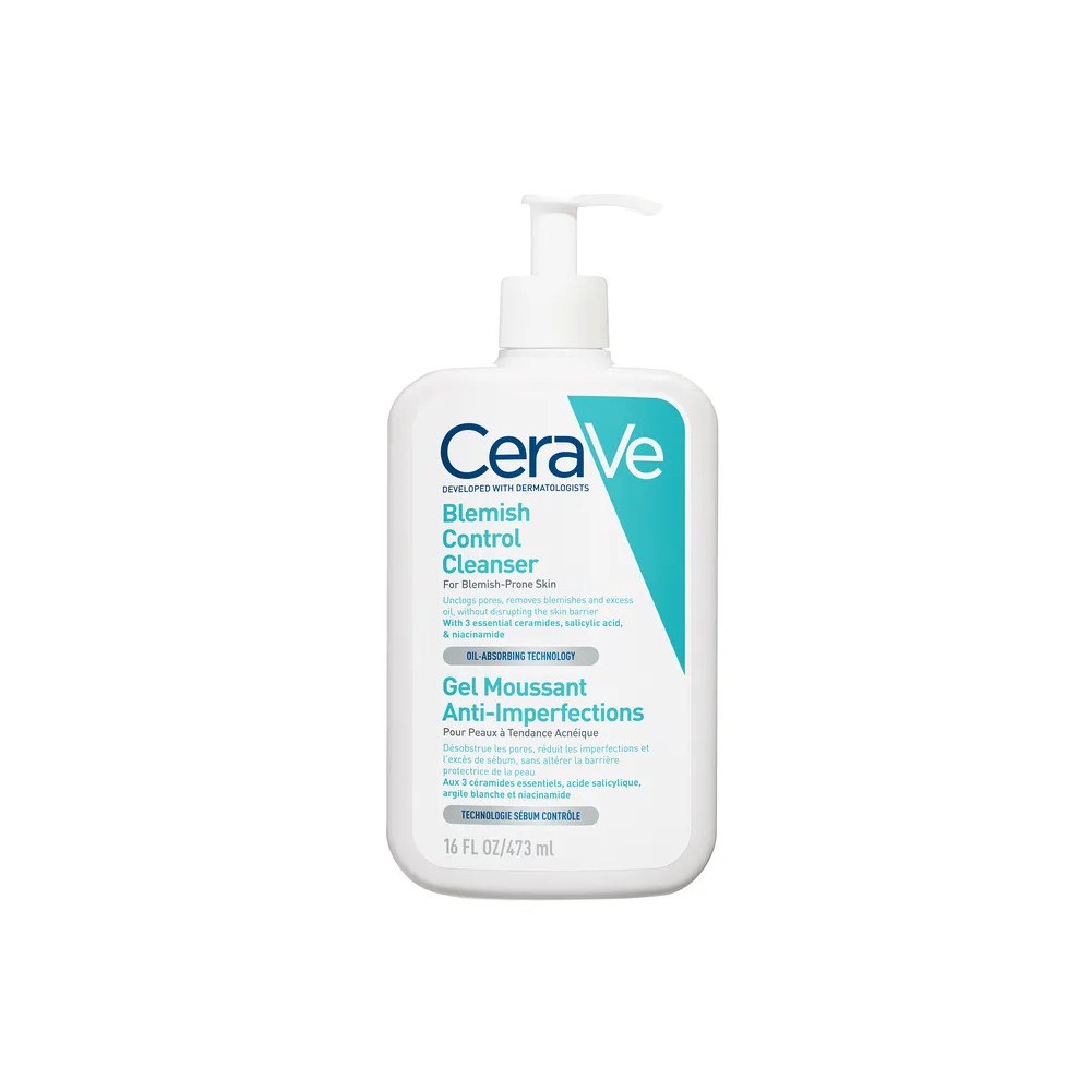 CeraVe gel moussant anti-imperfections 473 ml