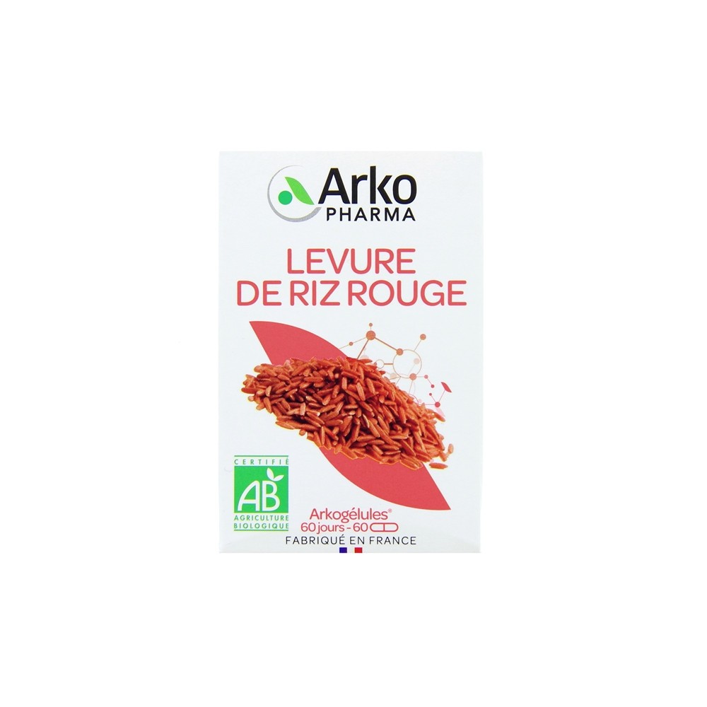 Arkopharma levure de riz rouge bio 60 gélules
