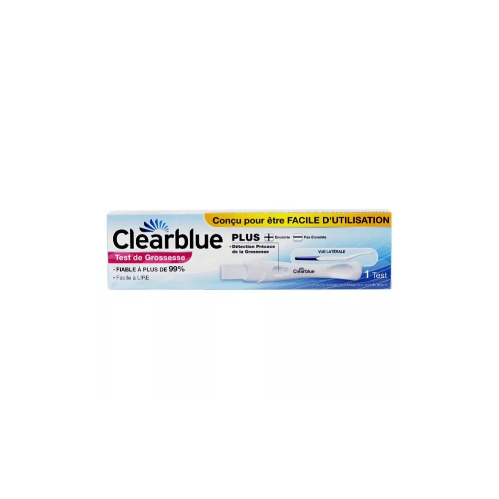 Clearblue test grossesse classique