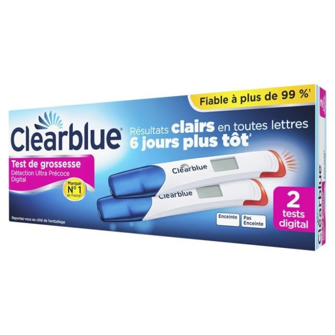 Clearblue test grossesse ultra précoce