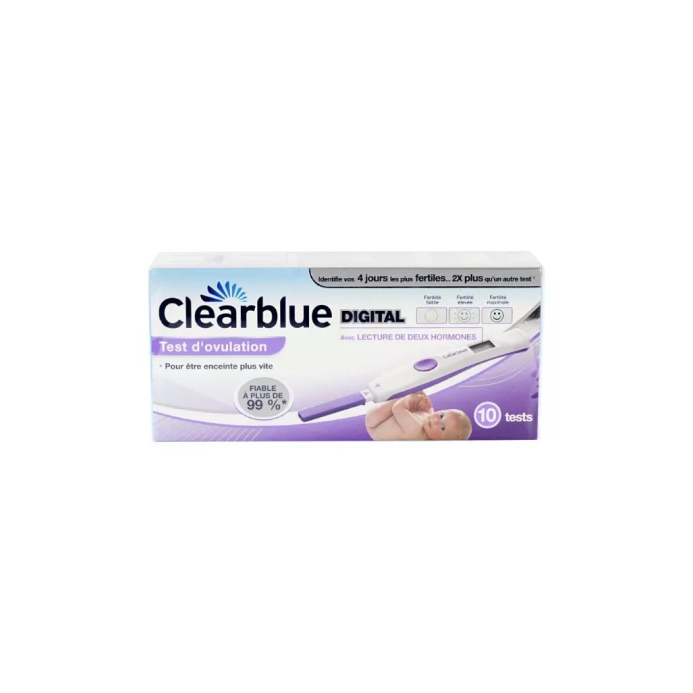 Clearblue Test Ovulation 10 unités
