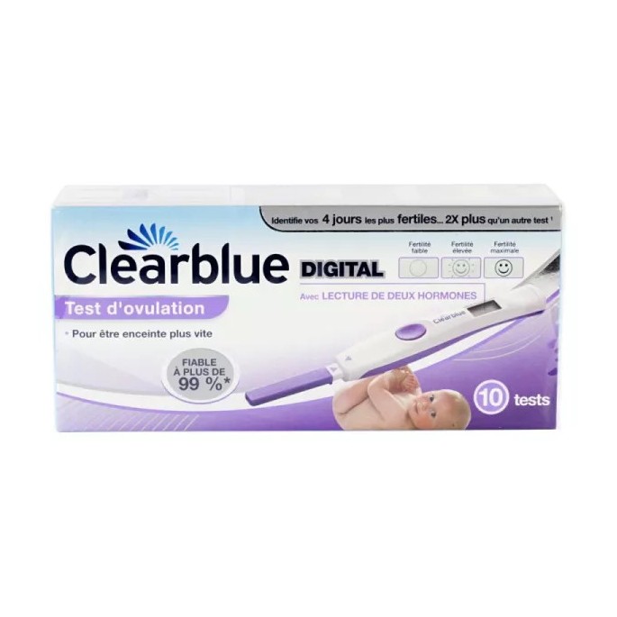 Clearblue Test Ovulation 10 unités