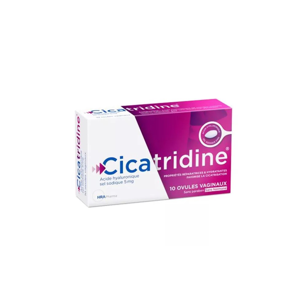 Cicatridine Ovules Vaginaux 10 Unités