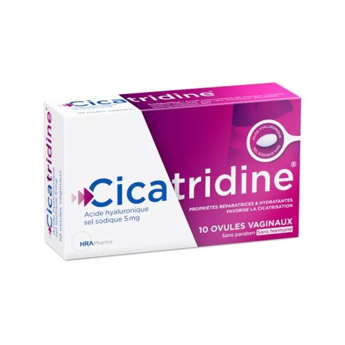 Cicatridine Ovules Vaginaux 10 Unités