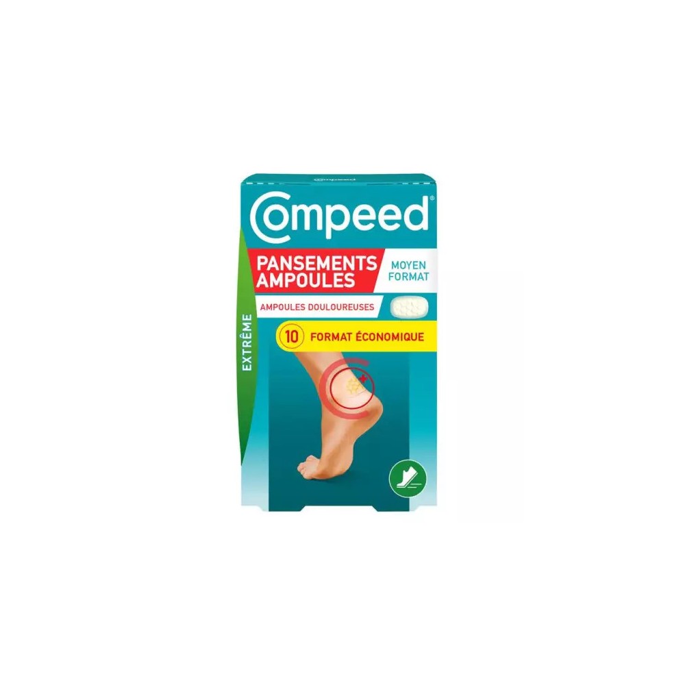 Compeed ampoules extrêmes - Boîte de 10