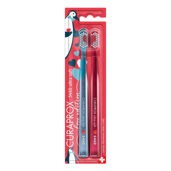 Curaprox Brosse à Dents Ultra Soft Cs 5460 Love Duo