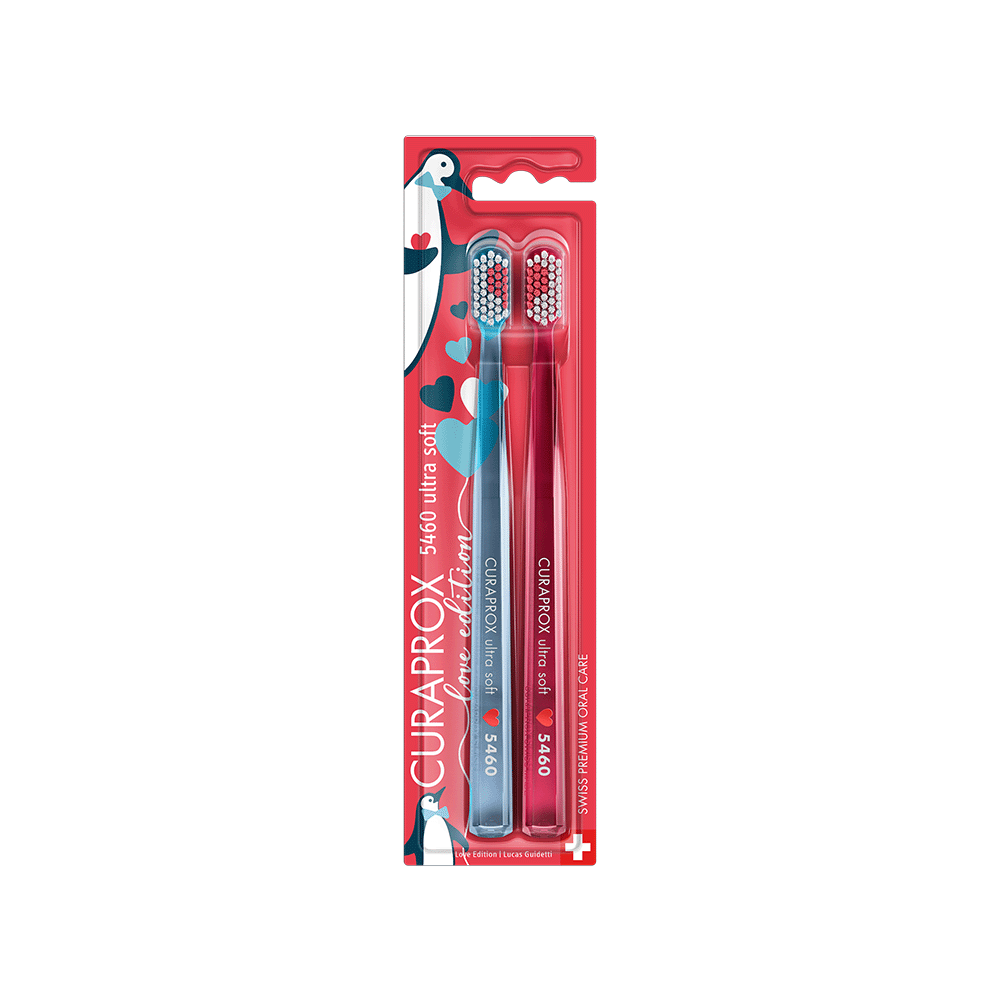 Curaprox Brosse à Dents Ultra Soft Cs 5460 Love Duo