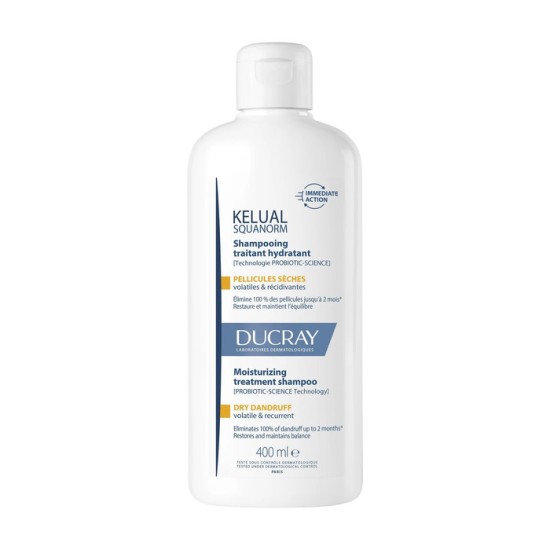 Ducray Kelual Squalorm Shampooing Pellicules Seches 400 ml