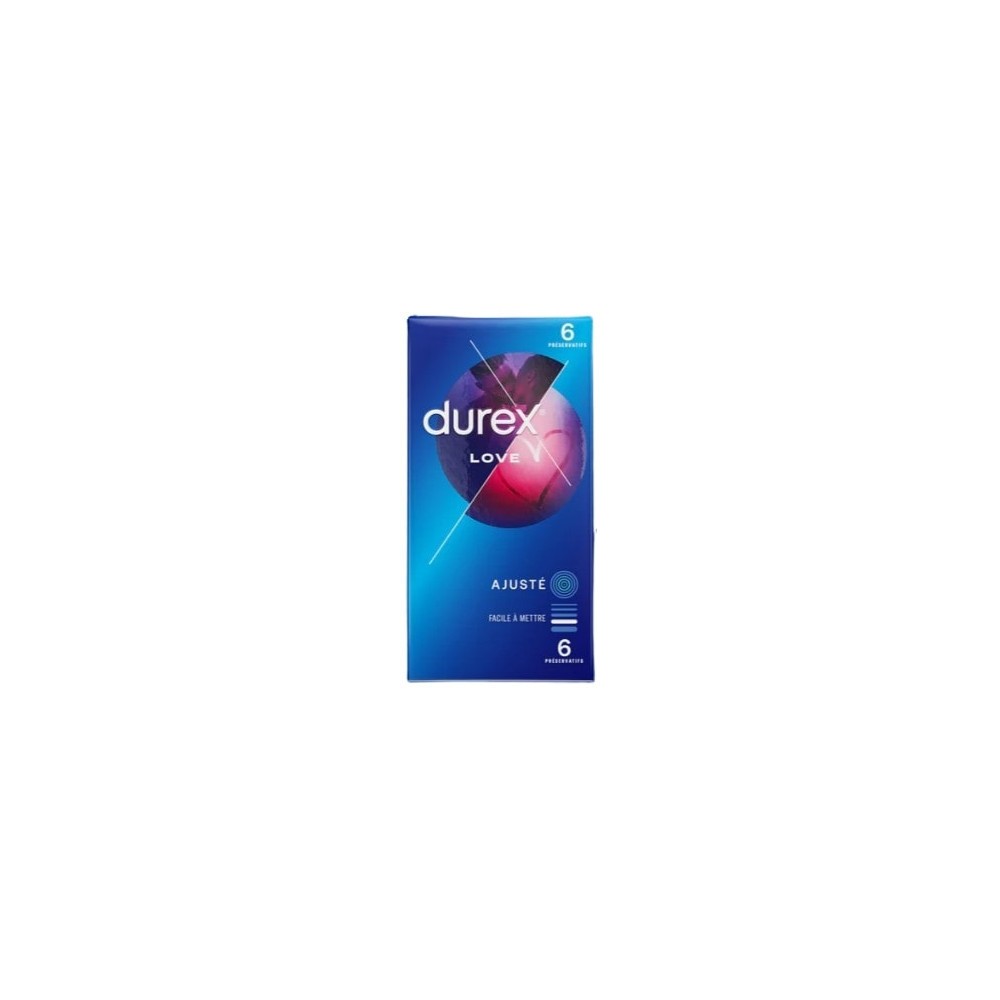 Durex Love Préservatifs - Boîte de 6