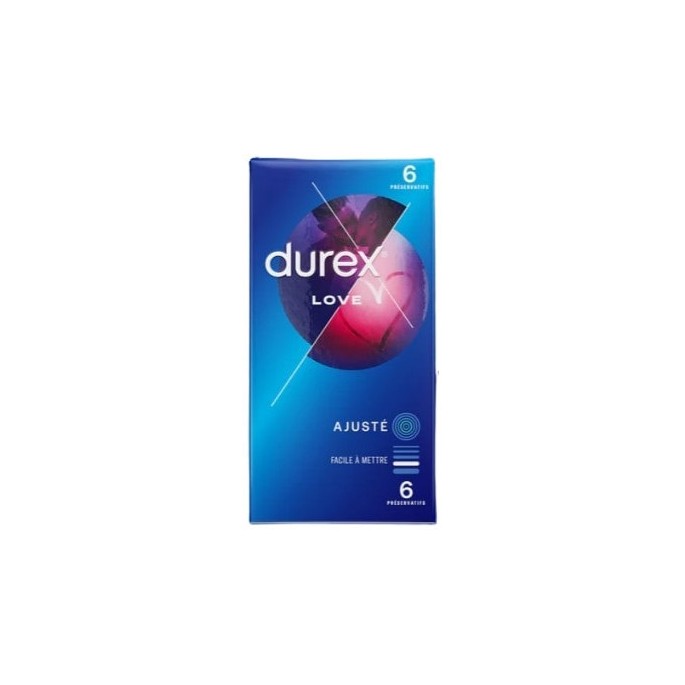 Durex Love Préservatifs - Boîte de 6