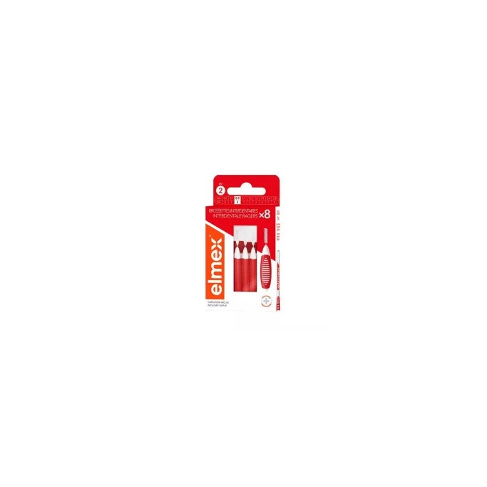 Elmex Brossettes T2 0,9 mm Rouge
