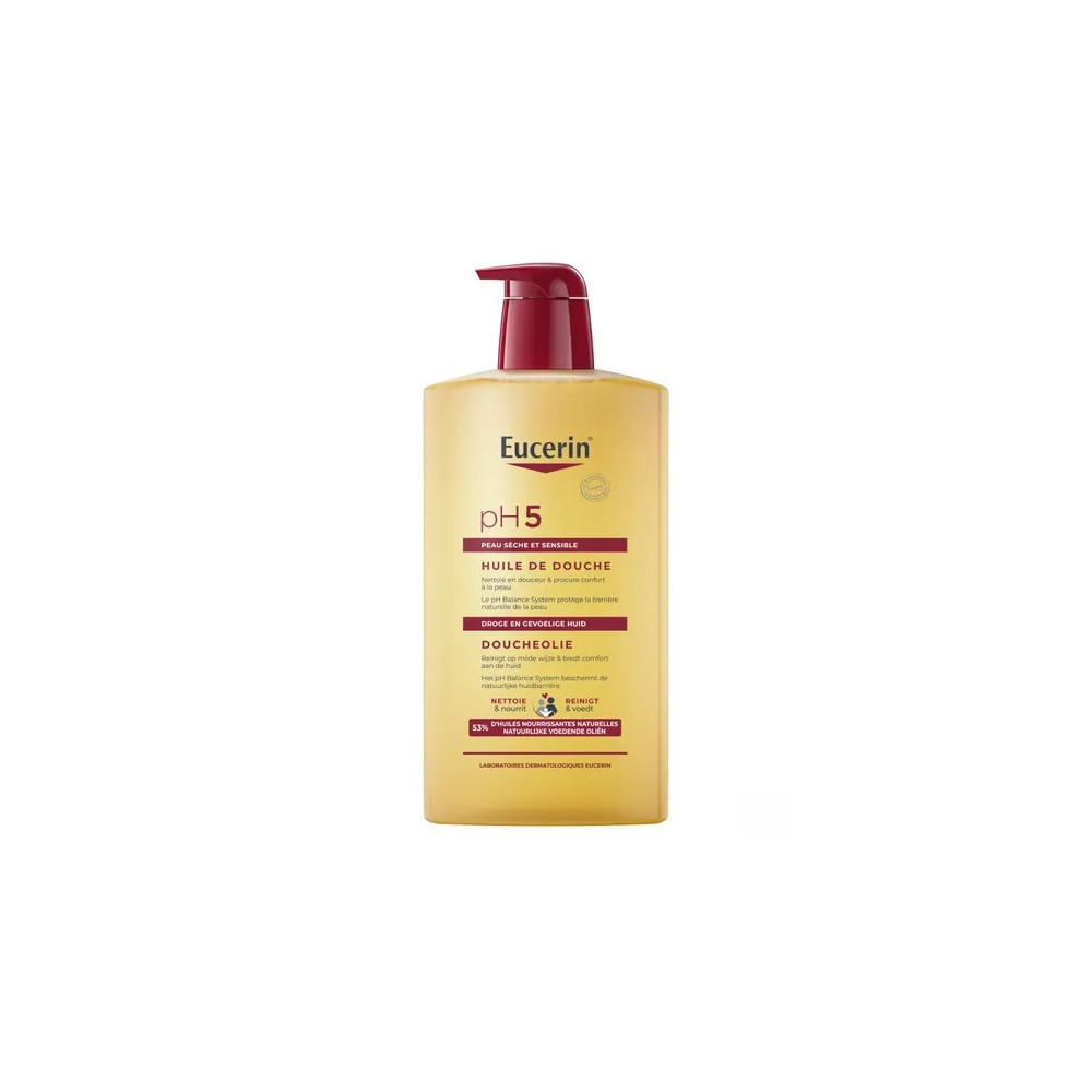 Eucerin ph5 gel huile douche 1 litre