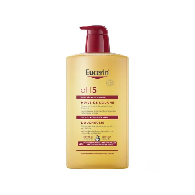 Eucerin ph5 gel huile douche 1 litre