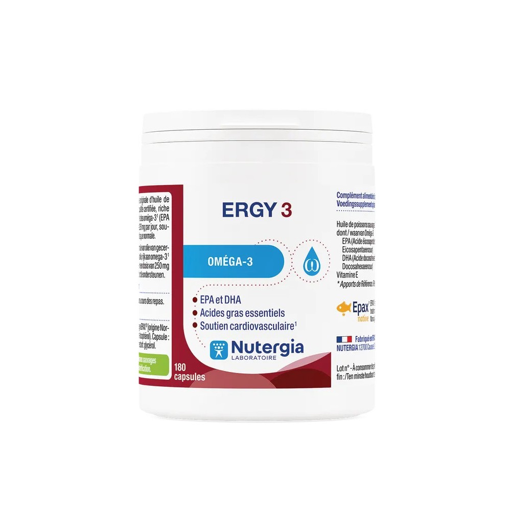 Nutergia Ergy 3 Omega 3 Comprimés