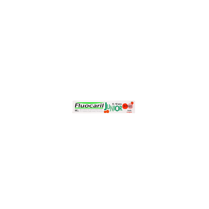 Fluocaril Dentifrice 6-12 ans rouges 75 ml