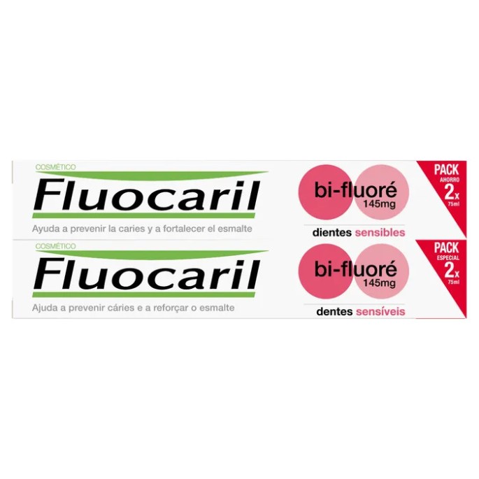 Fluocaril Dentifrice Bi-Fluoré - 2 x 7 dents sensibles