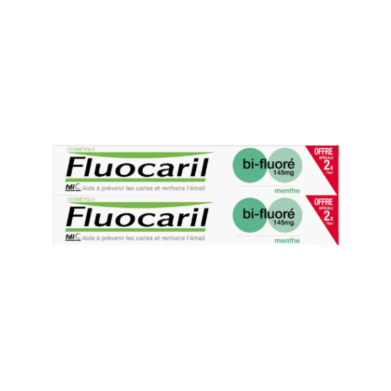 Fluocaril Dentifrice Bi-Fluoré 2 x 75 ml